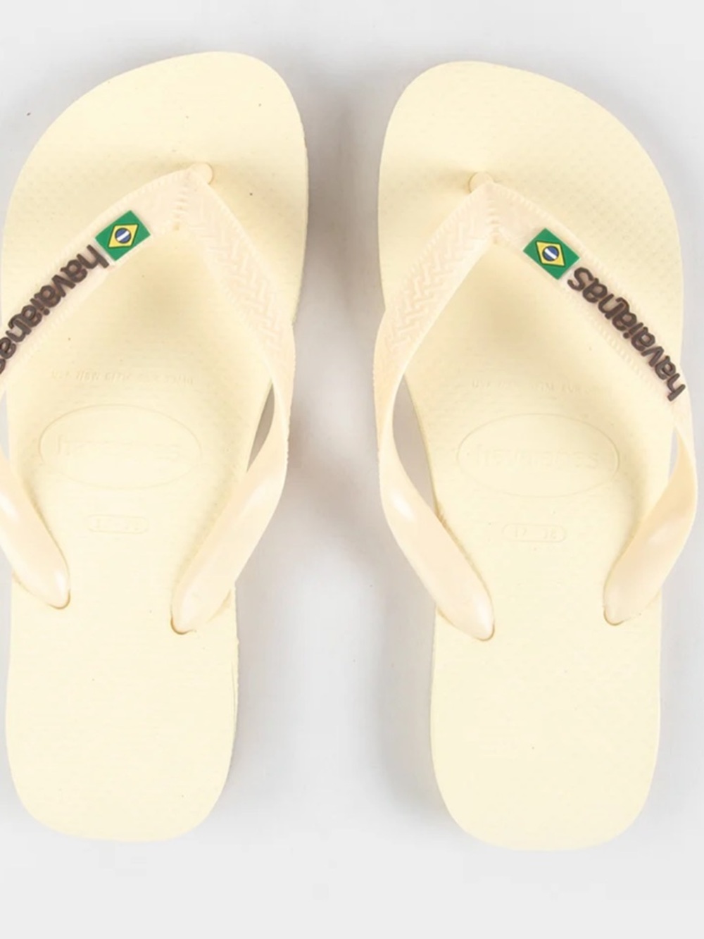 Havaianas Brazil Logo Sandals - Buttercream